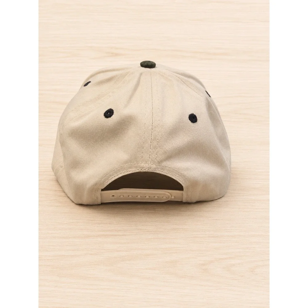 Zenana FAITH Camo Brim Snapback Hat Cream Adjustable Baseball Cap Christian